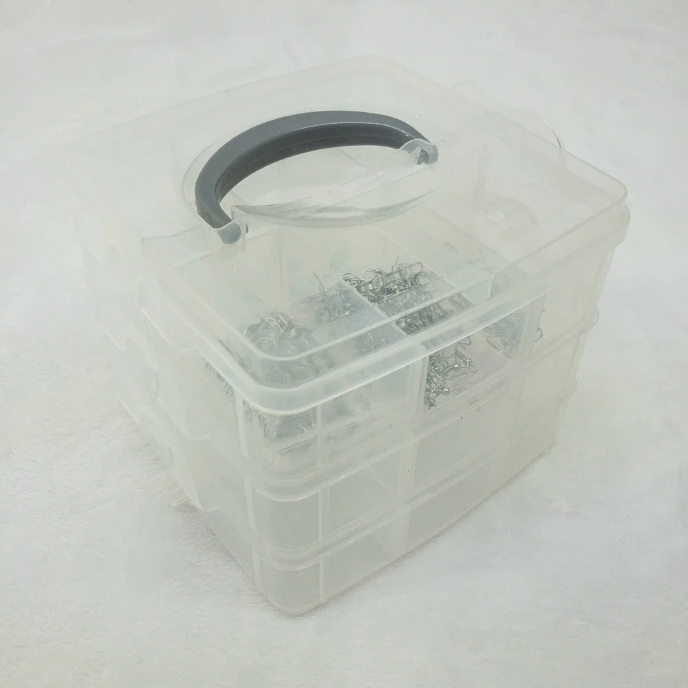 Earring Making Supplies Lot Jewelry Charms Findings Tools‎ Jump Rings Storage